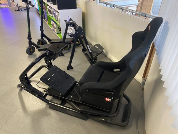 RSeat N1 - Zwart Frame / Zwarte Stoel - Alcantara *SHOWMODEL WINKEL ALLEEN AFHAAL - Afbeelding 3